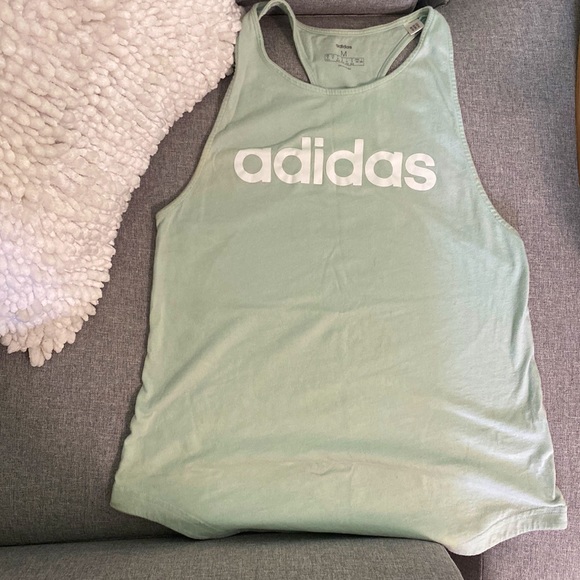 adidas Tops - Adidas teal tank top!